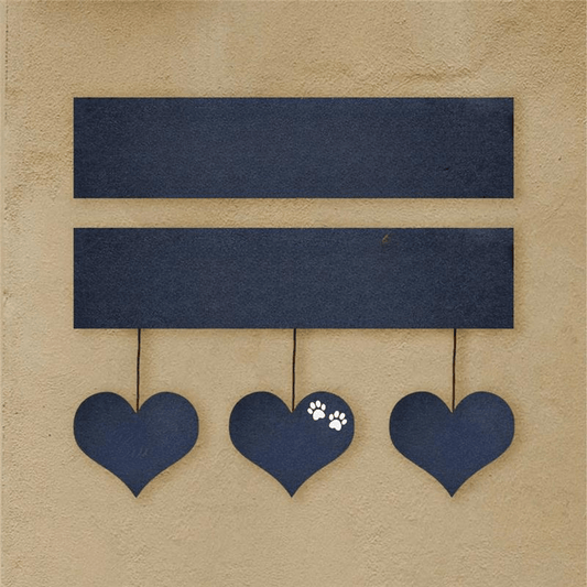 Minimalist 3D Wooden Nameplate for Family